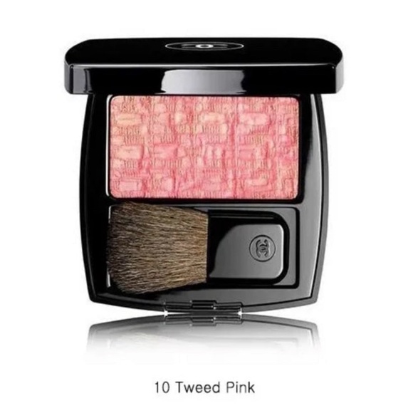 New CHANEL Les Tissages de Chanel Blush Duo Tweed Effect- 10 Tweed Pink - Picture 11 of 11